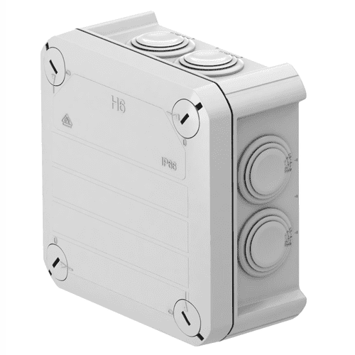 228050 DQ cabbx BOXXH6 114x114x57 IP66-5pc