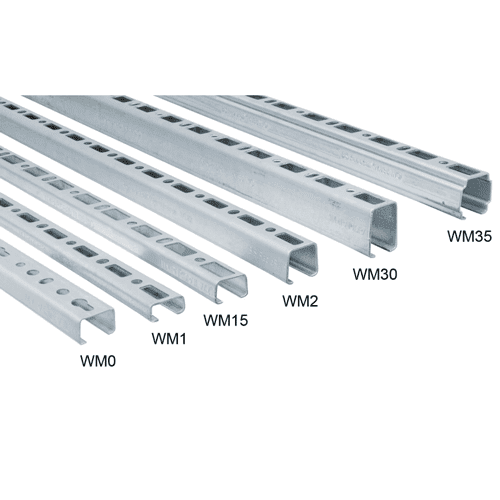 WM fixing rail, Sendzimir galvanised, RapidRail®