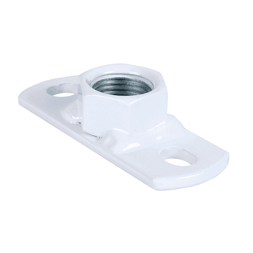 BIS wall plate 1/2" - white