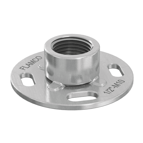 243045 WaTech wallplate round int.trh.1/2