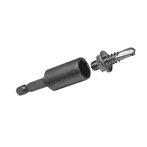 Self-drilling screw with threaded stud M6/M8