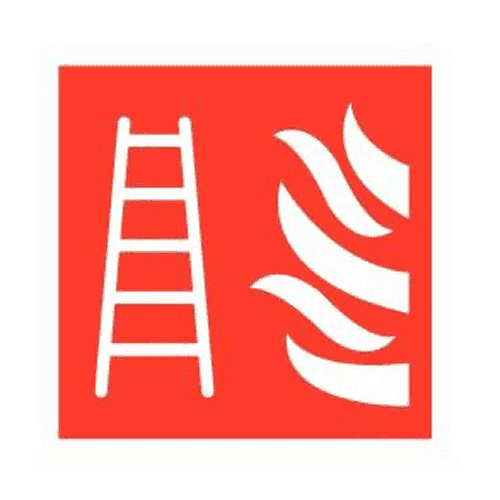 Bord PP 'brandladder/vlam'