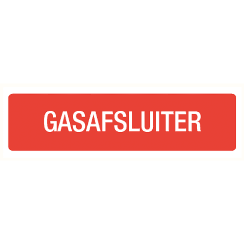 Bord 'gasafsluiter'