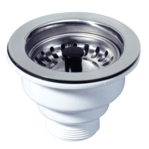 McAlpine korfplug met RVS korf en zeef