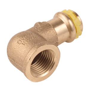VSH SudoPress copper gas elbow 90° press x female thread