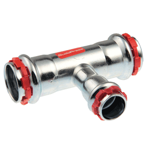 VSH SudoPress C-staal verloop T-stuk 3x pers