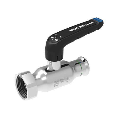 VSH XPress FullFlow RVS 316L kogelkraan met wartel