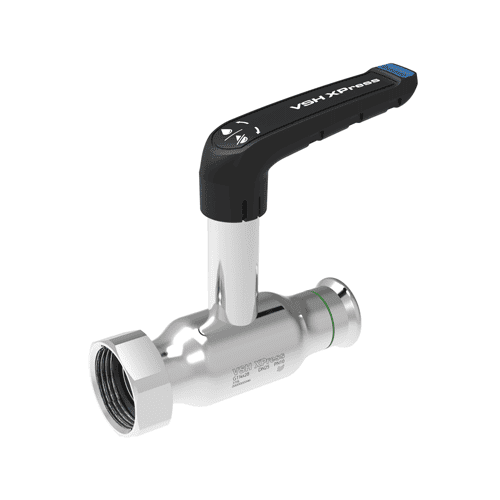 VSH XPress FullFlow RVS 316L kogelkraan verlengde spindel met wartel