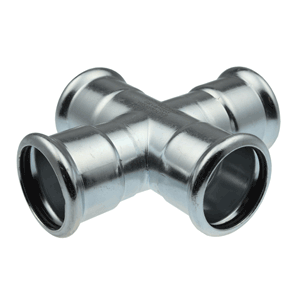 VSH XPress C-steel crosspiece 90° 4 x press