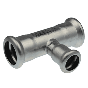 VSH XPress RVS 316L verloop T-stuk, 3x pers