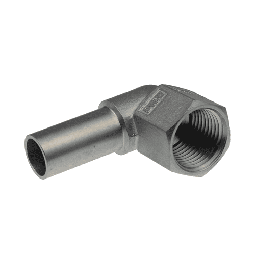 VSH SudoPress RVS kniekoppeling 90° FM