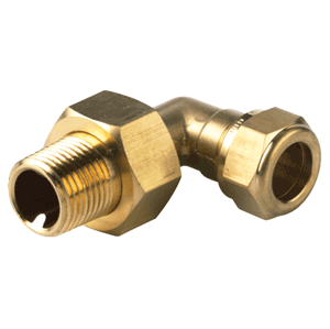 VSH radiator coupling (perpendicular; male thread x mechanical union)
