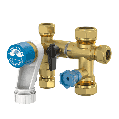 Flamco Prescor IC Fill inlaat- / vulcombinatie