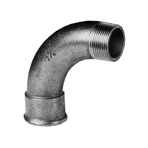 Lange bocht 90gr (bi.dr./ bu.dr.)  nr. 1