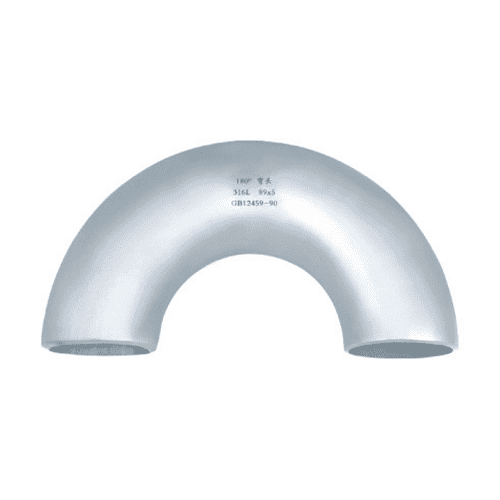 Stalen lasbocht 3D 180°