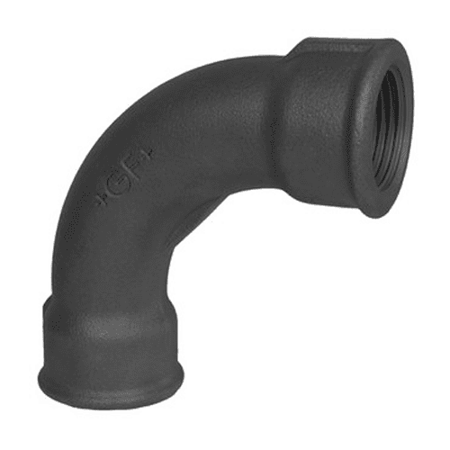 GF 2 malleable lange bocht 90gr (2x bi.dr.)