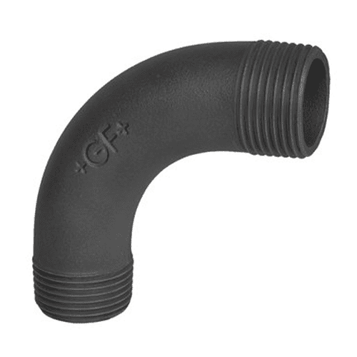 GF 3 malleable lange bocht 90gr (2x bu.dr.)