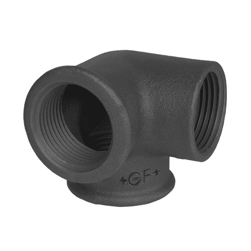 GF 221 malleable knie met zijspruit (3x bi.dr.)