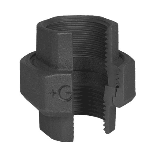 GF 330 malleable vlakdichtende koppeling (2x bi.dr.)