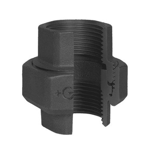 GF 340 malleable conische koppeling (2x bi.dr.)