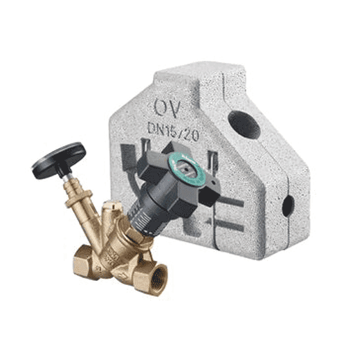 Oventrop Aquastrom C stranginregelafsluiter + isolatie