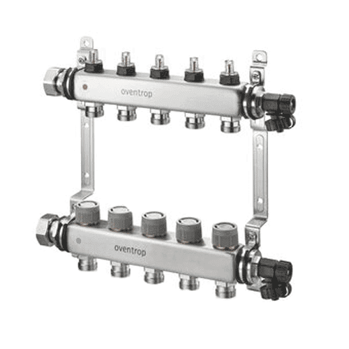Oventrop Multidis SFQ RVS-verdeler