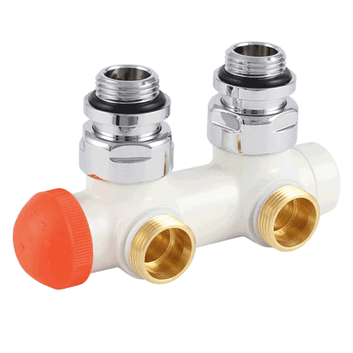 Herz DE LUXE TS-3000 onderblok tweepijps, haaks