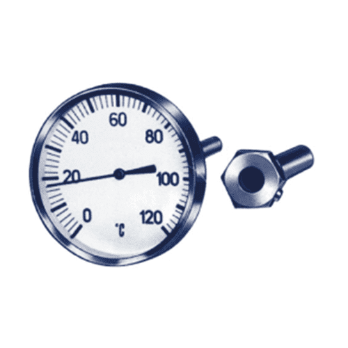 Bi-metaal wijzerthermometer 63mm