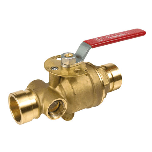 Giacomini kogelkraan Test & Drain, groef