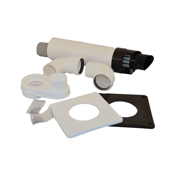 Nefit universele muurdoorvoerset 80/125