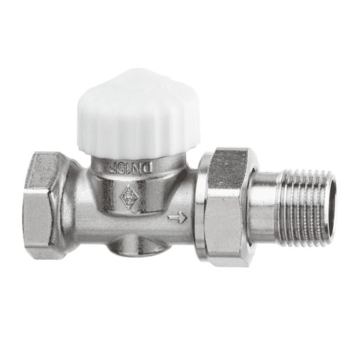 Heimeier V-Exact II thermostatische afsluiter kort, recht