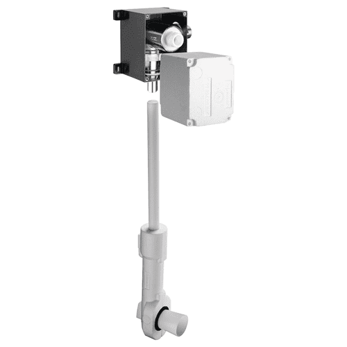 Schell concealed WC flush valve COMPACT II