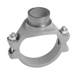 Victaulic mechanical tee Style 920 met groefaansluiting, verzinkt