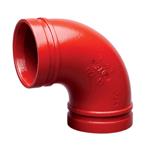 Victaulic fittingen en koppelingen, rood