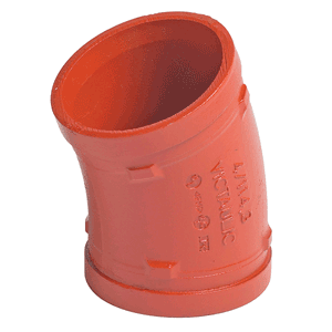Victaulic bochten 22.5gr Style 12, oranje