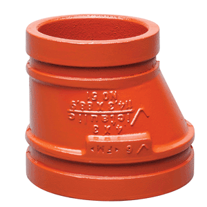 Victaulic verloopstukken excentrisch Style 51, oranje