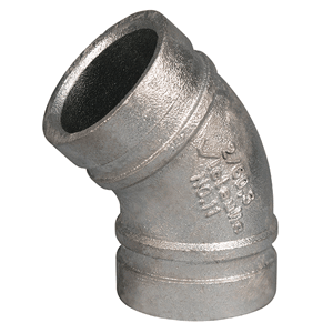 Victaulic bochten 45gr. Style 11, verzinkt