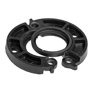 Victaulic flensadapters met stalen ring PN 10/16 Style 741, zwart geverfd