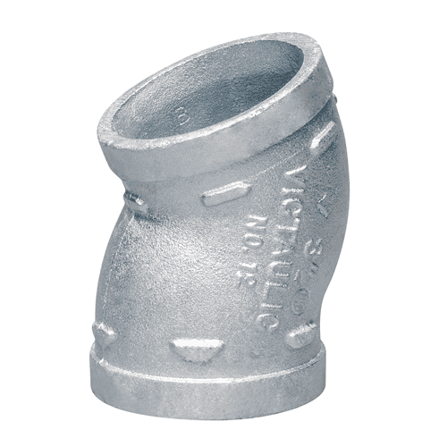 Victaulic bochten 22.5gr. Style 12, verzinkt