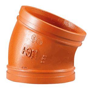 VSH Shurjoint groef bocht 22,5gr, oranje