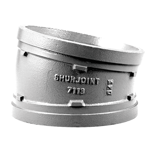 VSH Shurjoint groef bocht 11,25gr, verzinkt