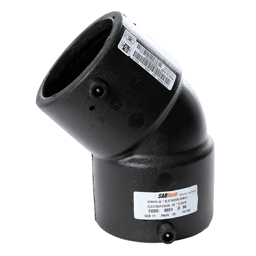 SAB Fuse PE100 elektrolas knie 45gr