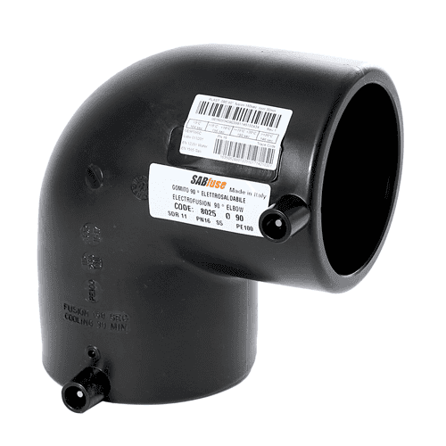 SAB Fuse PE100 elektrolas knie 90gr