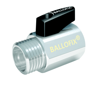 VSH Ballofix kogelafsluiter met hendel, bi.dr. x bu.dr.