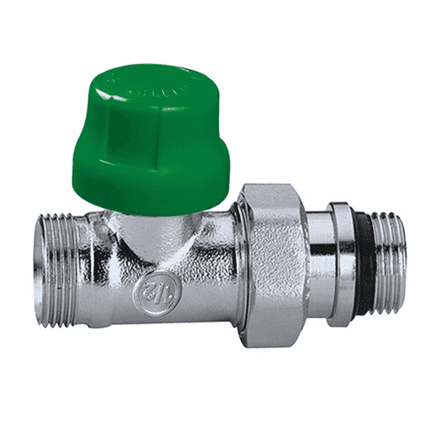 Caleffi DYNAMICAL® thermostatisch radiatorventiel, recht, voor koper en kunststofbuis