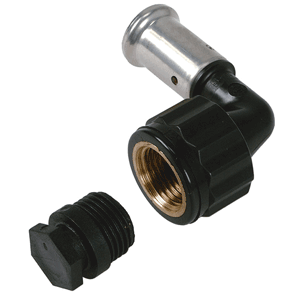 Henco elbow 90° press x female thread