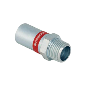 Mapress C-steel, threaded adaptor, push-fit