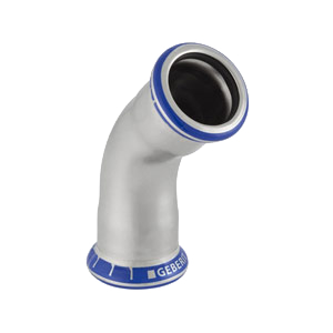 Mapress RVS 316, bocht 45gr