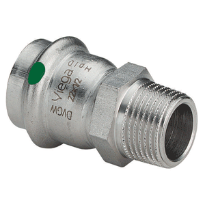 Viega Sanpress Inox RVS, overgangen