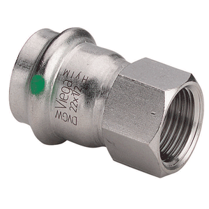 Viega Sanpress Inox adaptor stainless steel SG-Contur press x female thread